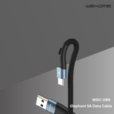 WK ELEPHANT 5A WDC-096A DATA CABLE FOR TYPE.C (1M ) - Black